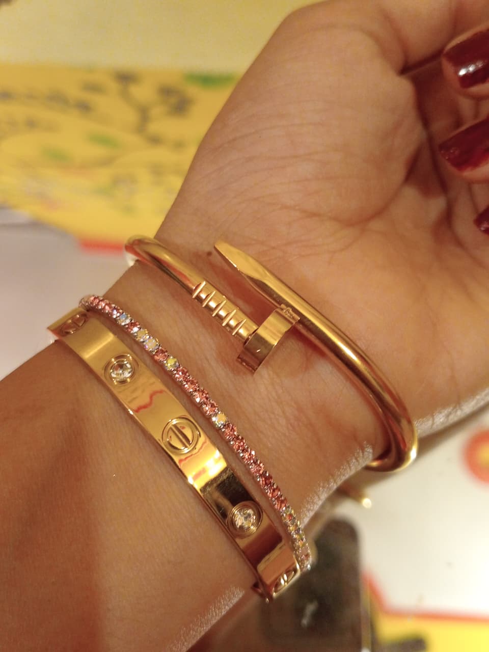 ANTI TARNISH BRACELET STACK ( SET OF 3)